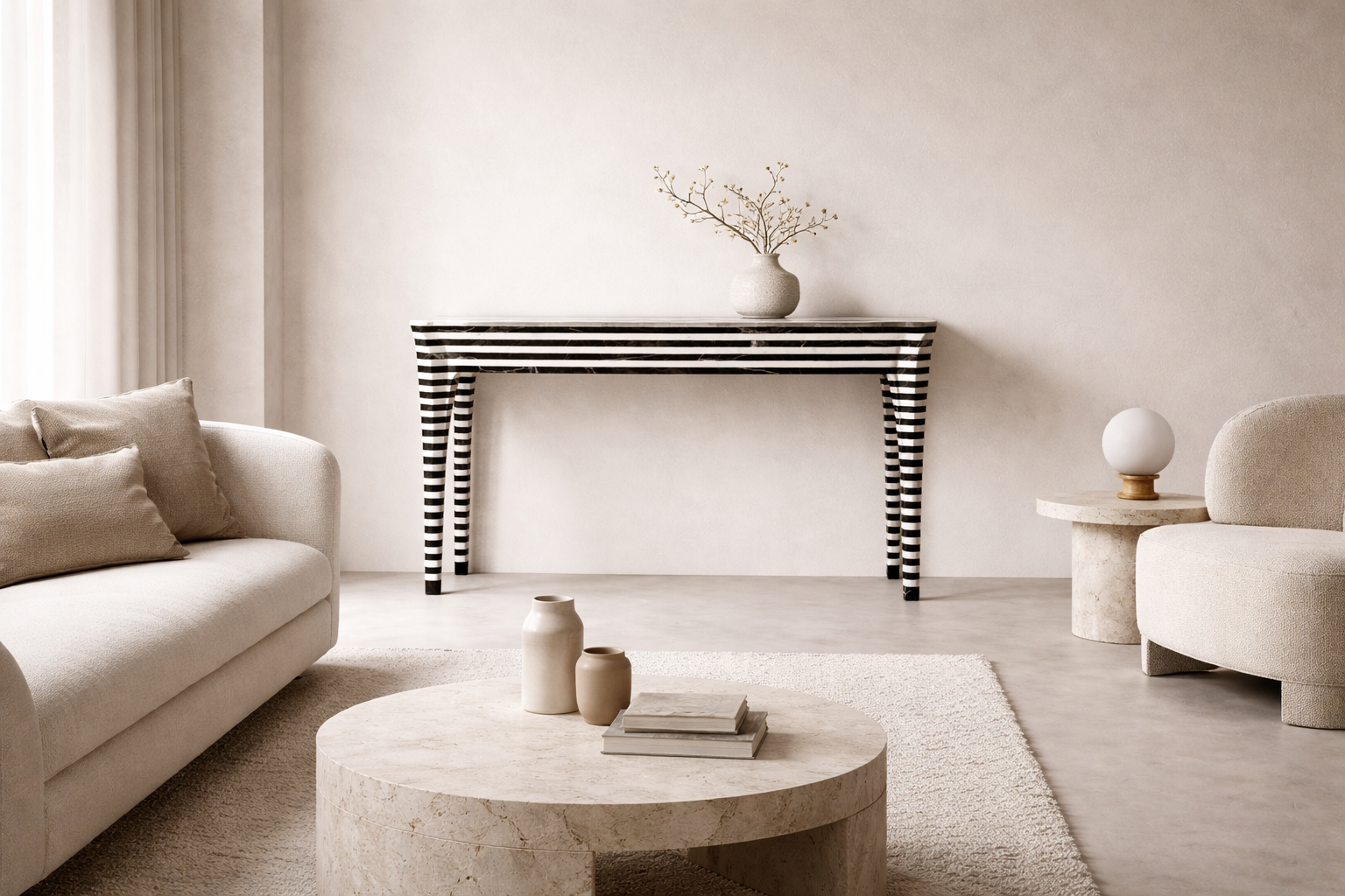 Eclipse Line Console Table - View 2