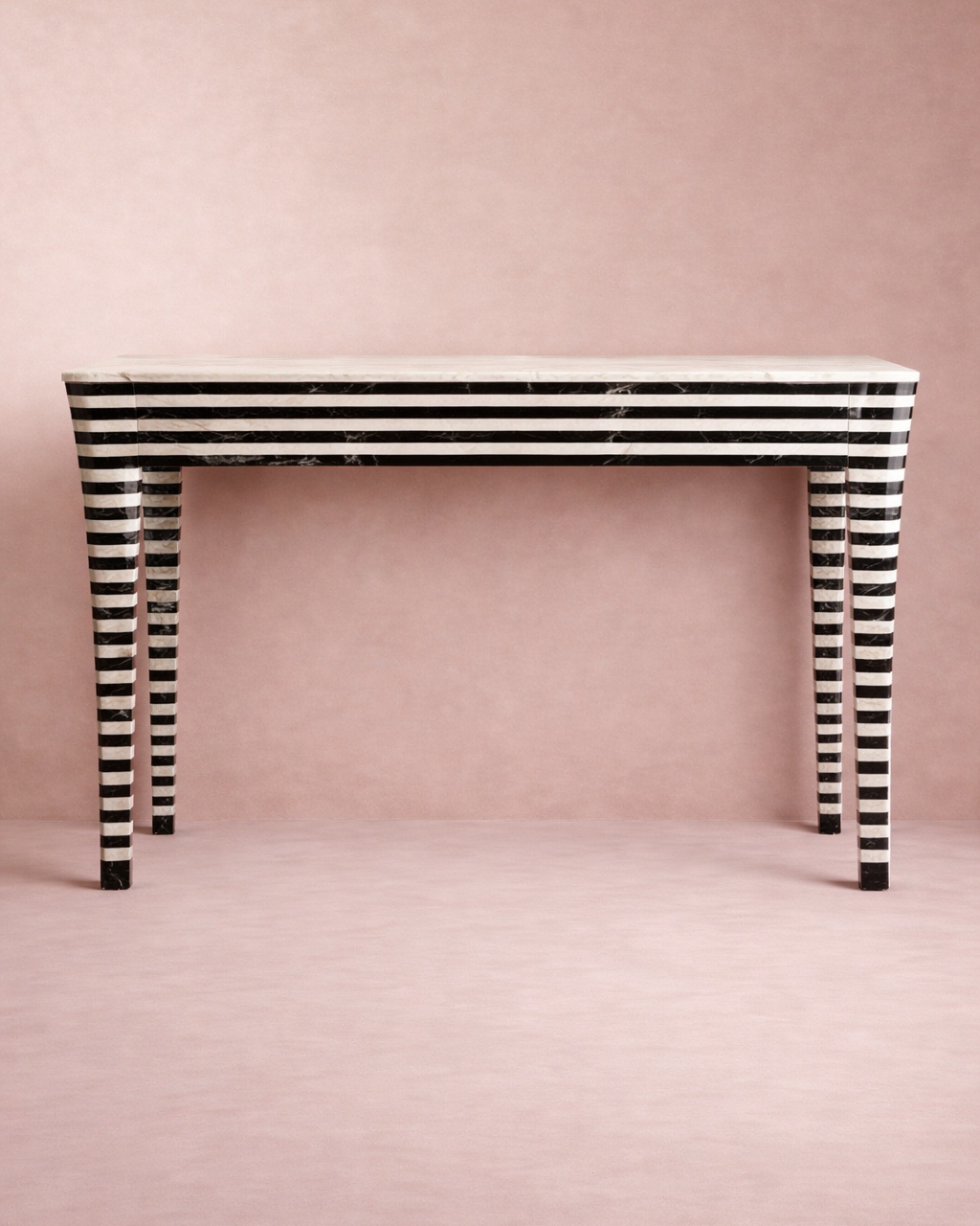 Eclipse Line Console Table - Inlay