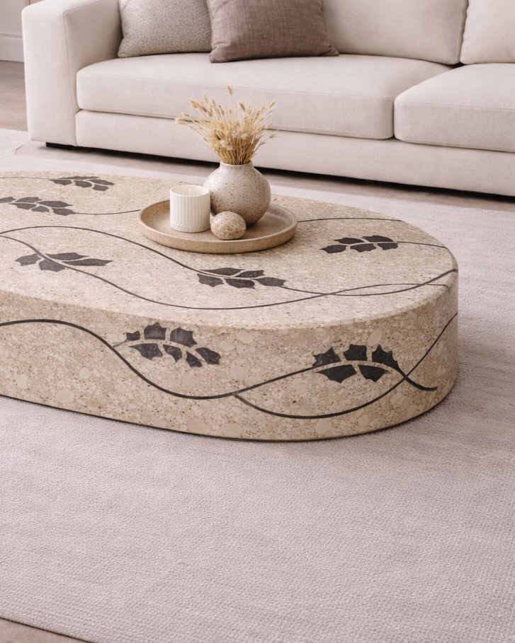 Flow Stem Inlayed Table - View 3