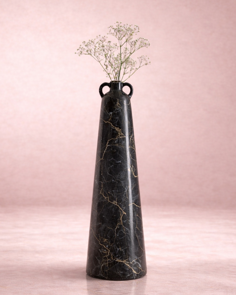 Handled Tapered Vase - View 2