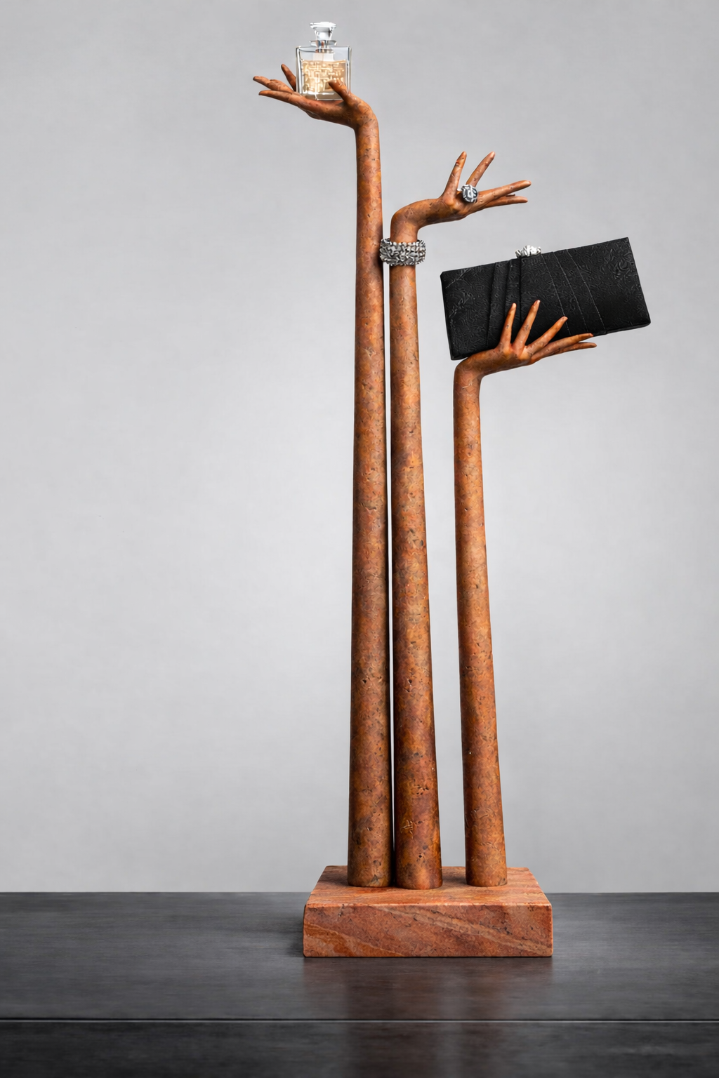 Artisan Hand Display Stand - Desert Crown
