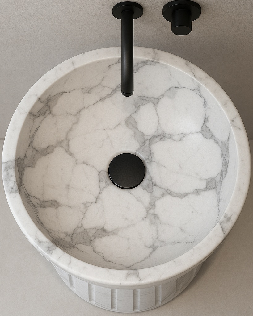 Milano Ivory Pedestal - View 3