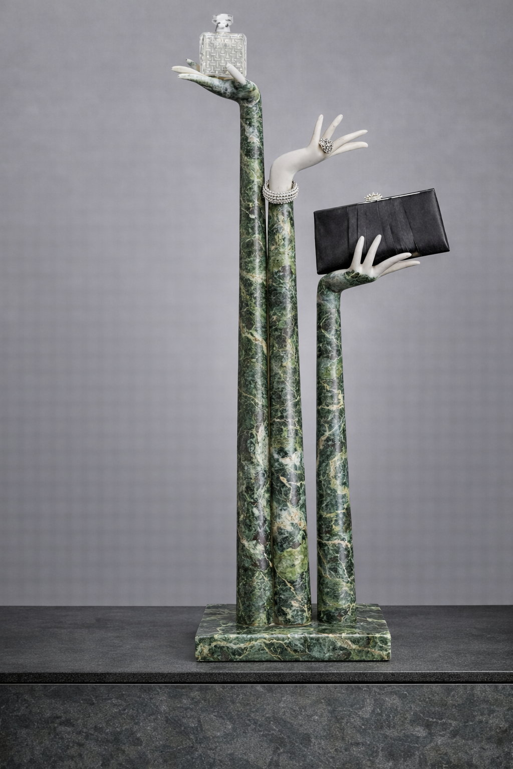 Artisan Hand Display Stand - Aurelian green Vein