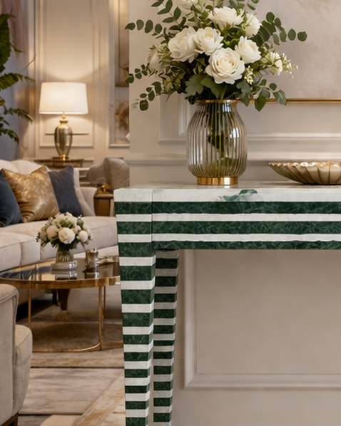 Eclipse Line Console Table - View 3
