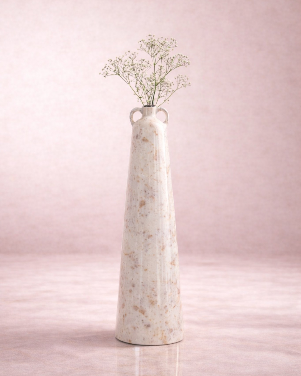 Handled Tapered Vase - Oro Bansarino