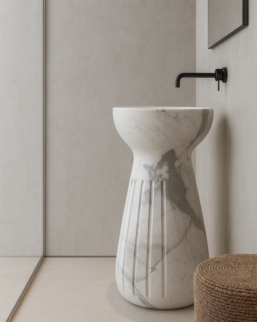 Milano Ivory Pedestal - View 2