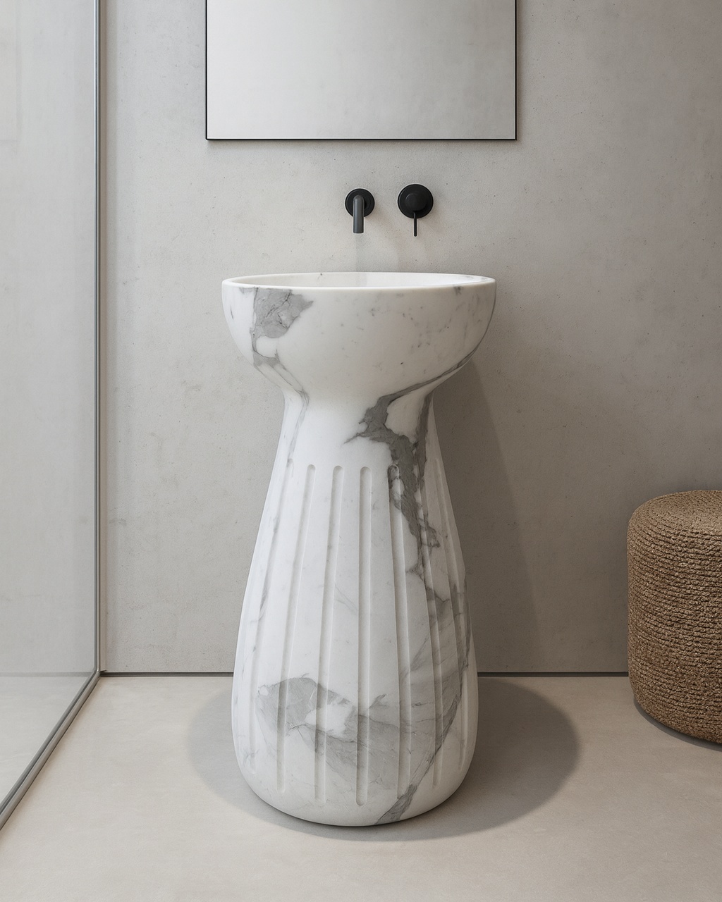Milano Ivory Pedestal
