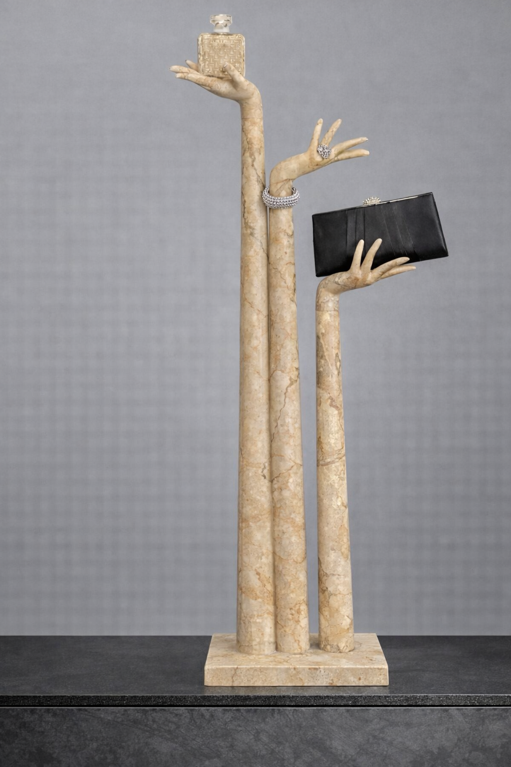 Artisan Hand Display Stand - Beige Romano