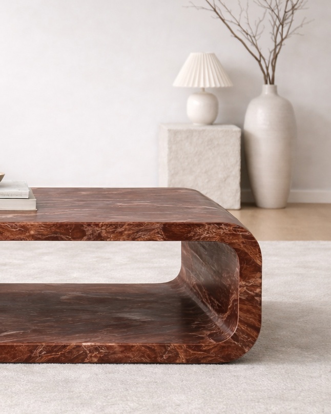 Cavaro Walnut Table - View 3