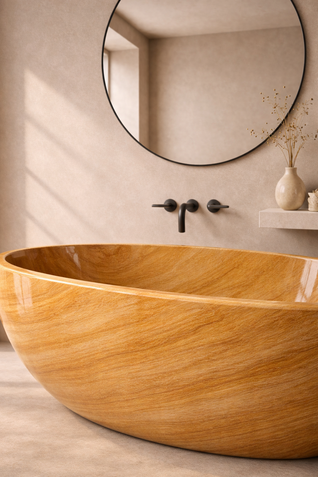 Rustica Oval Soaking Bath - View 3