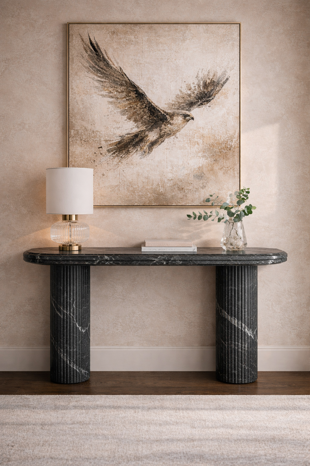 Vertico Fluted Console Table