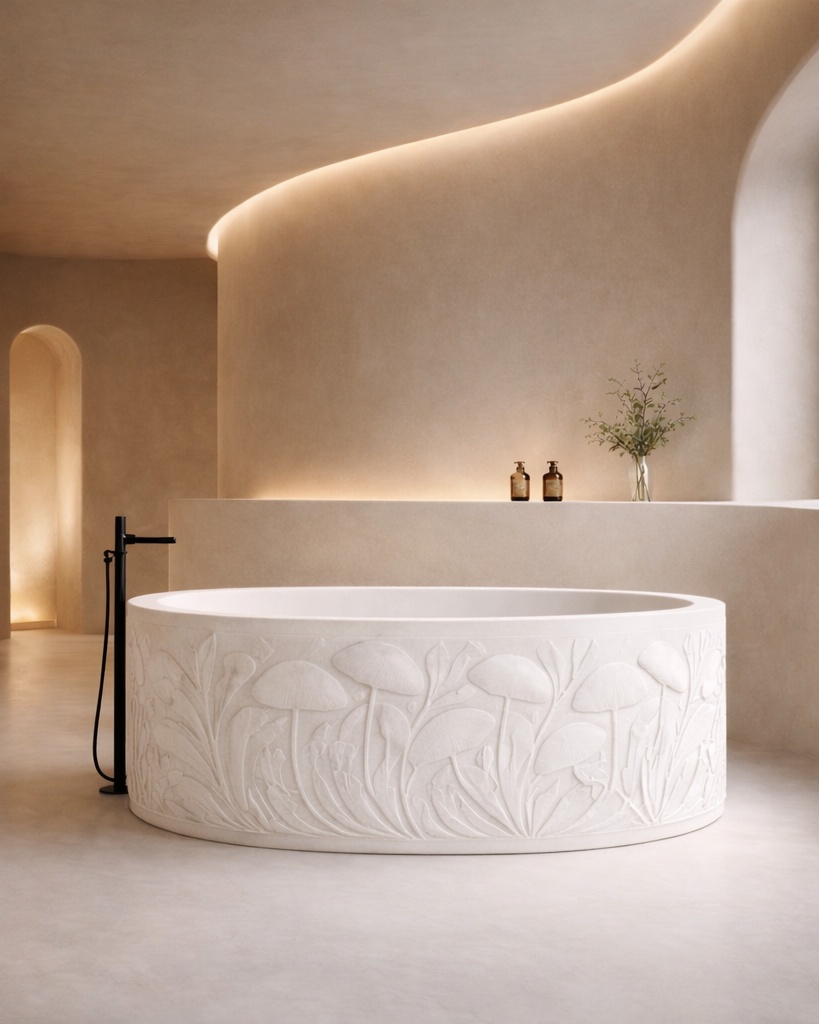 Cubensis Sculpted Bath - View 5
