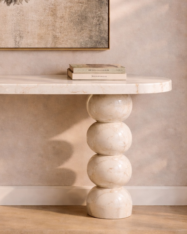 Celestia Sphere Console Table - View 3
