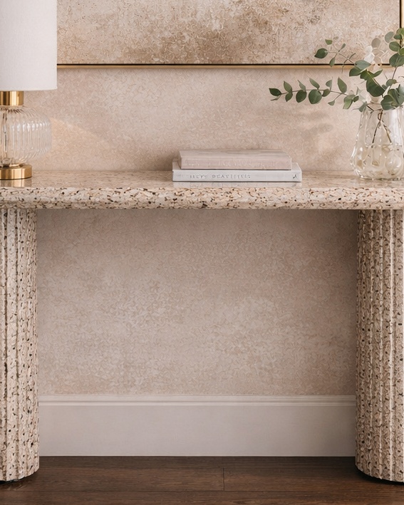 Vertico Fluted Console Table - View 2