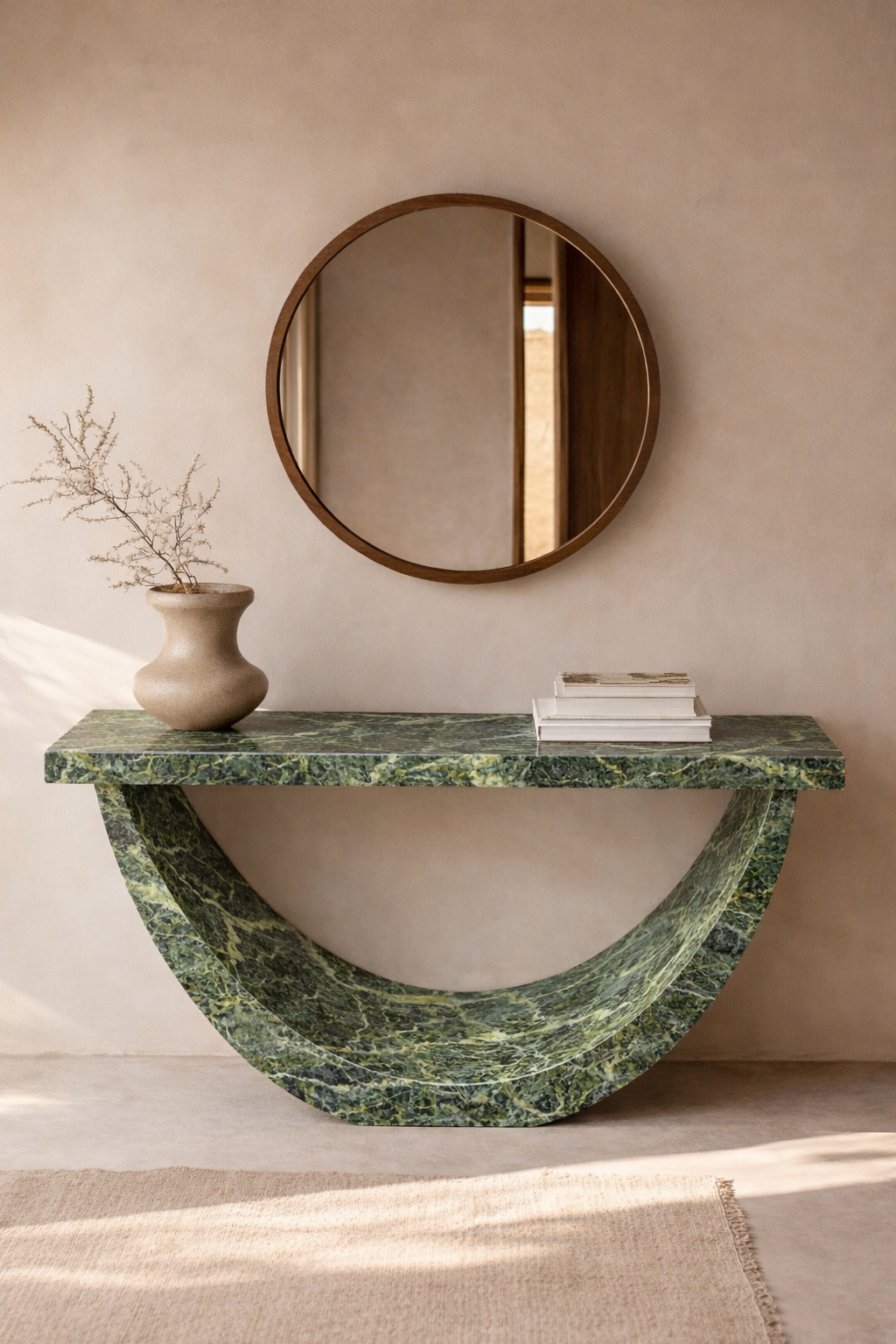 Half-Moon Arch Console Table