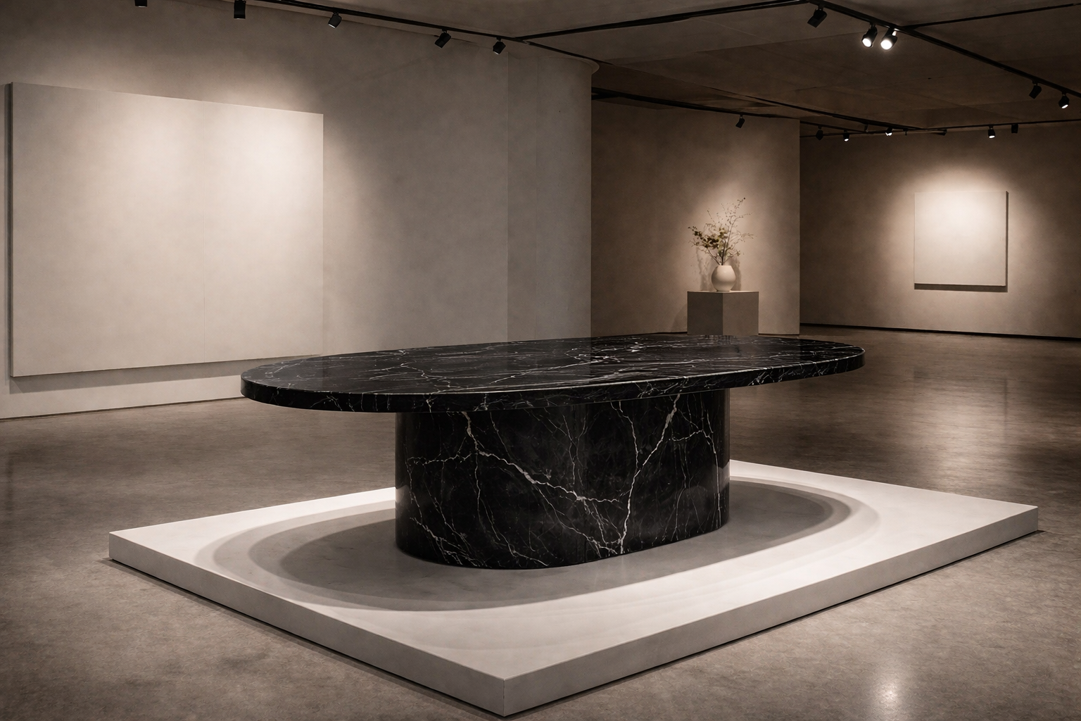 Ellipse Core Stone Table