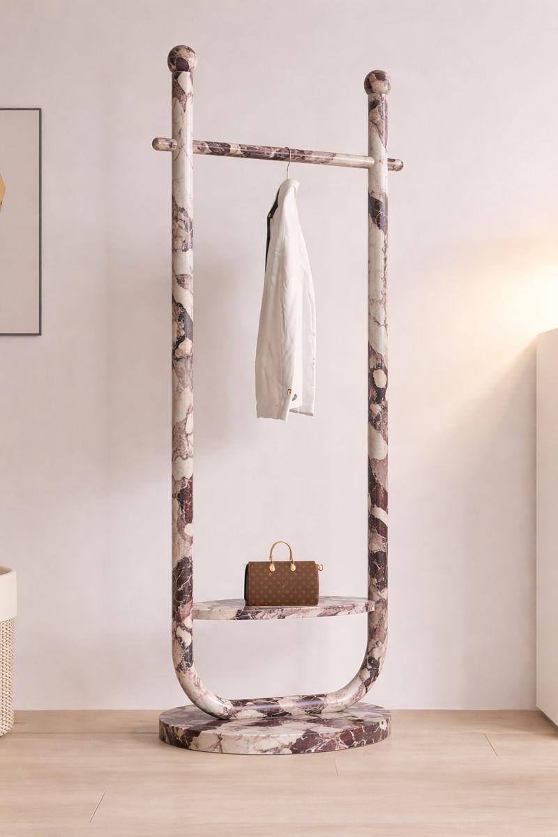 Elara Living Closet Bar - Calacatta viola
