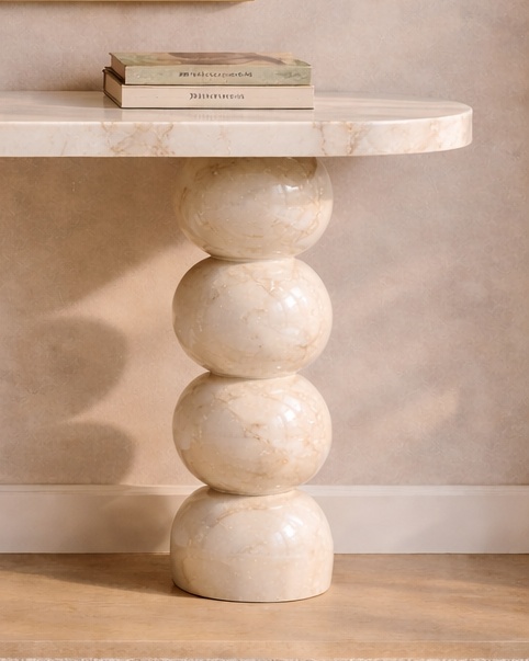 Celestia Sphere Console Table - View 3