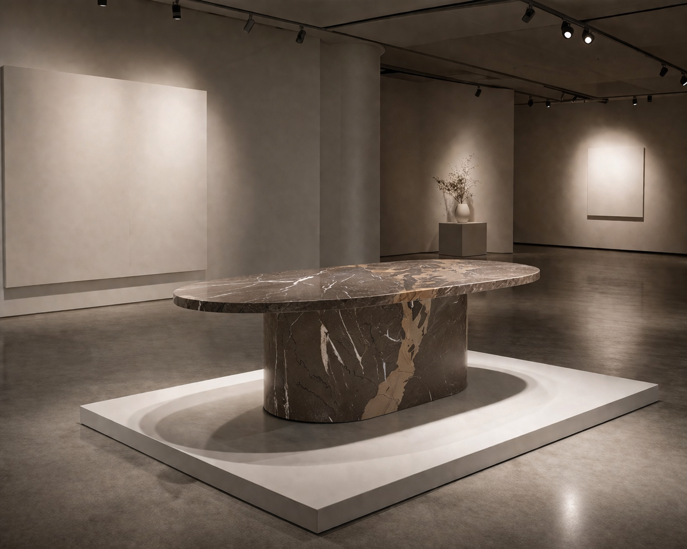 Ellipse Core Stone Table