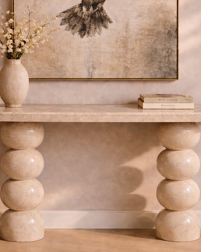 Celestia Sphere Console Table - View 2
