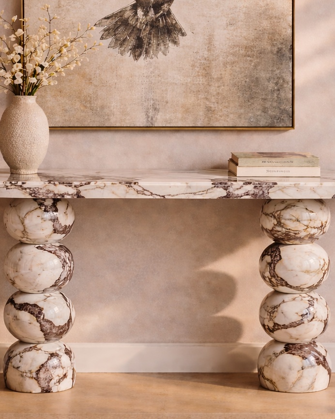 Celestia Sphere Console Table - View 2