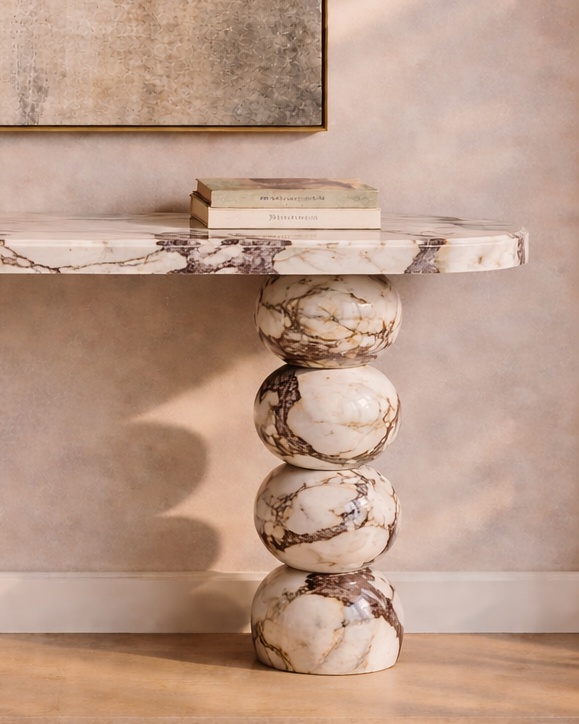 Celestia Sphere Console Table - View 3