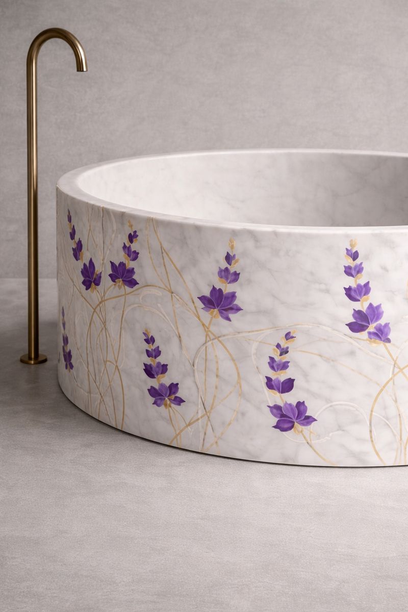 Regalia Hand-Inlaid Bath - View 5