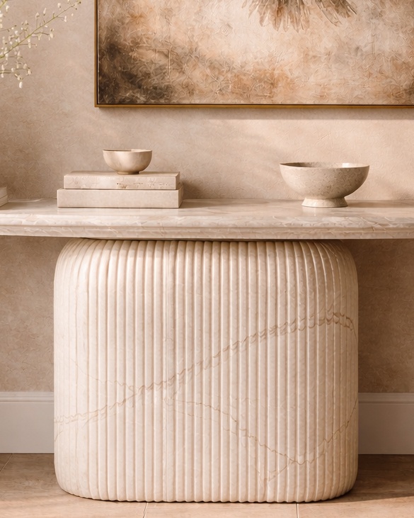 Ebon Crest Console Table - View 2