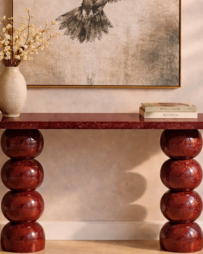 Celestia Sphere Console Table - View 2