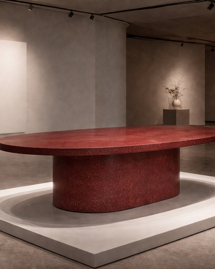 Ellipse Core Stone Table - View 2