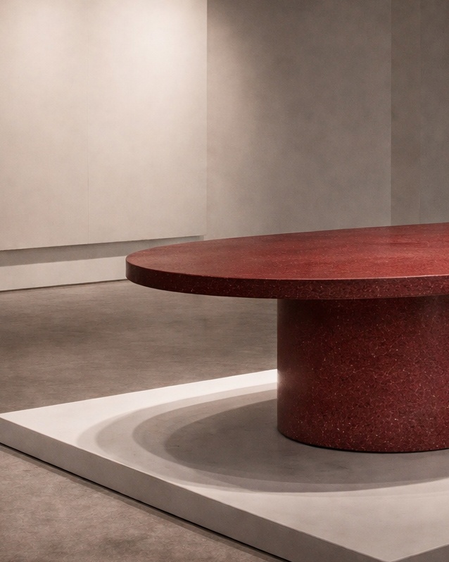 Ellipse Core Stone Table - View 3