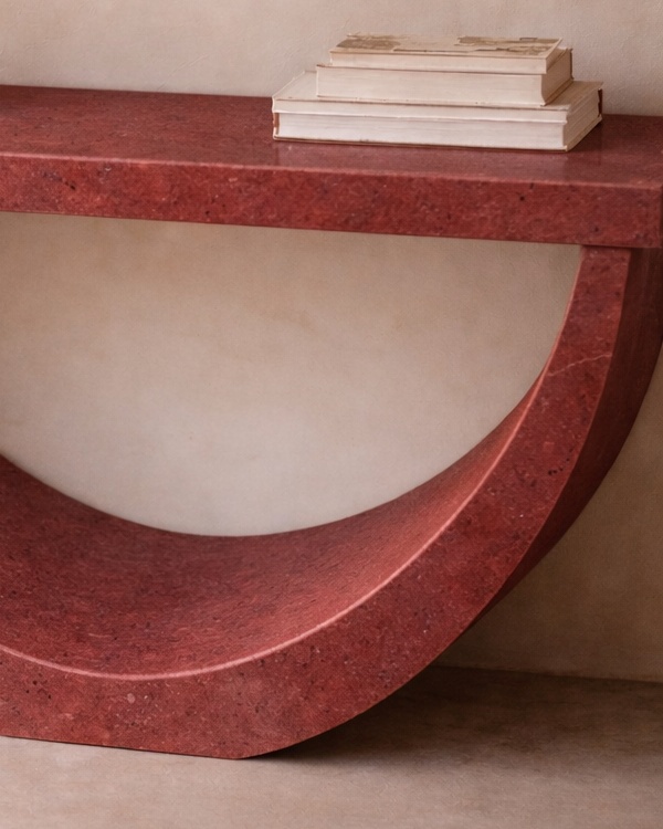 Half-Moon Arch Console Table - View 3