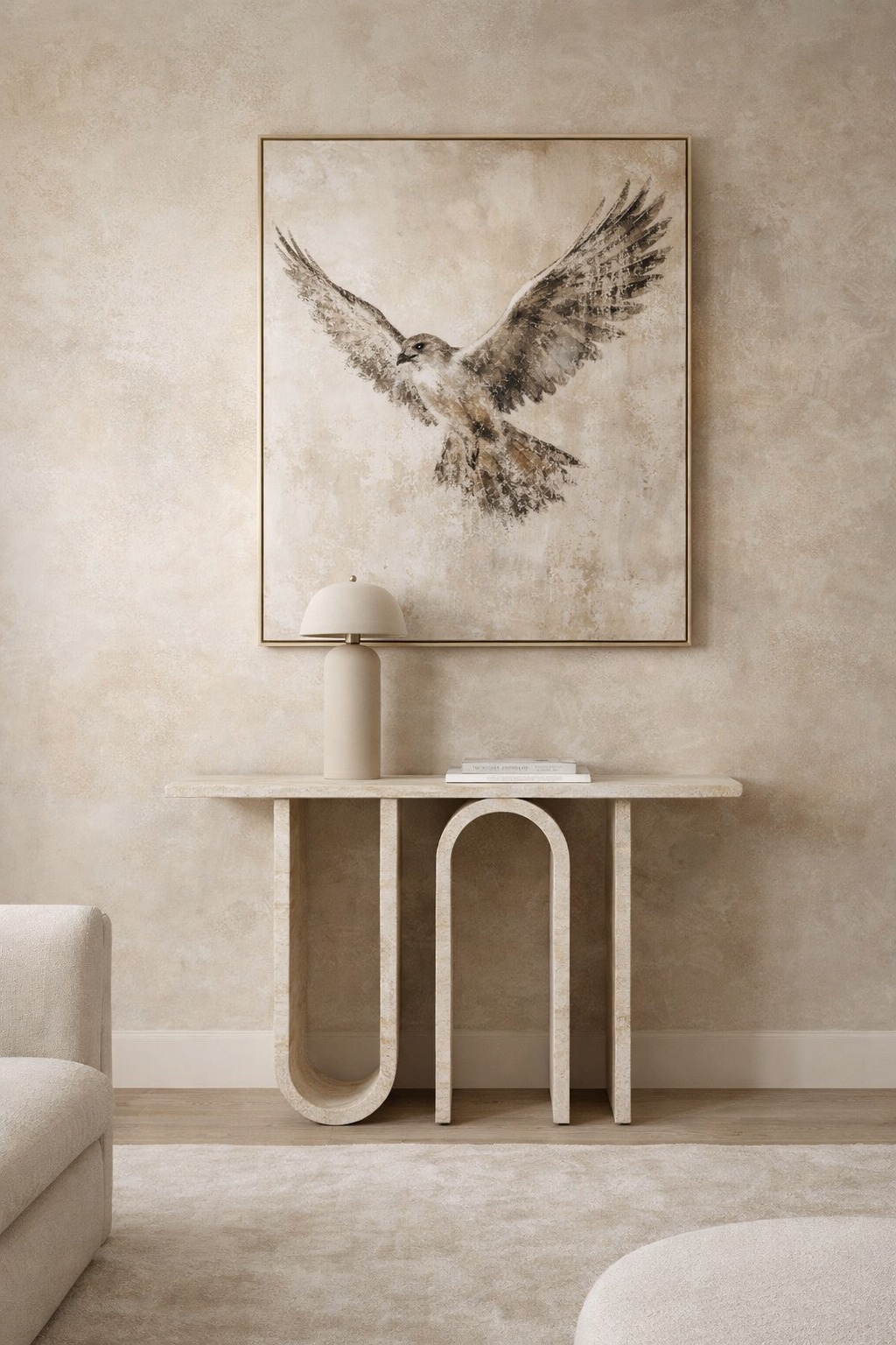 Symmetry Arc Console Table