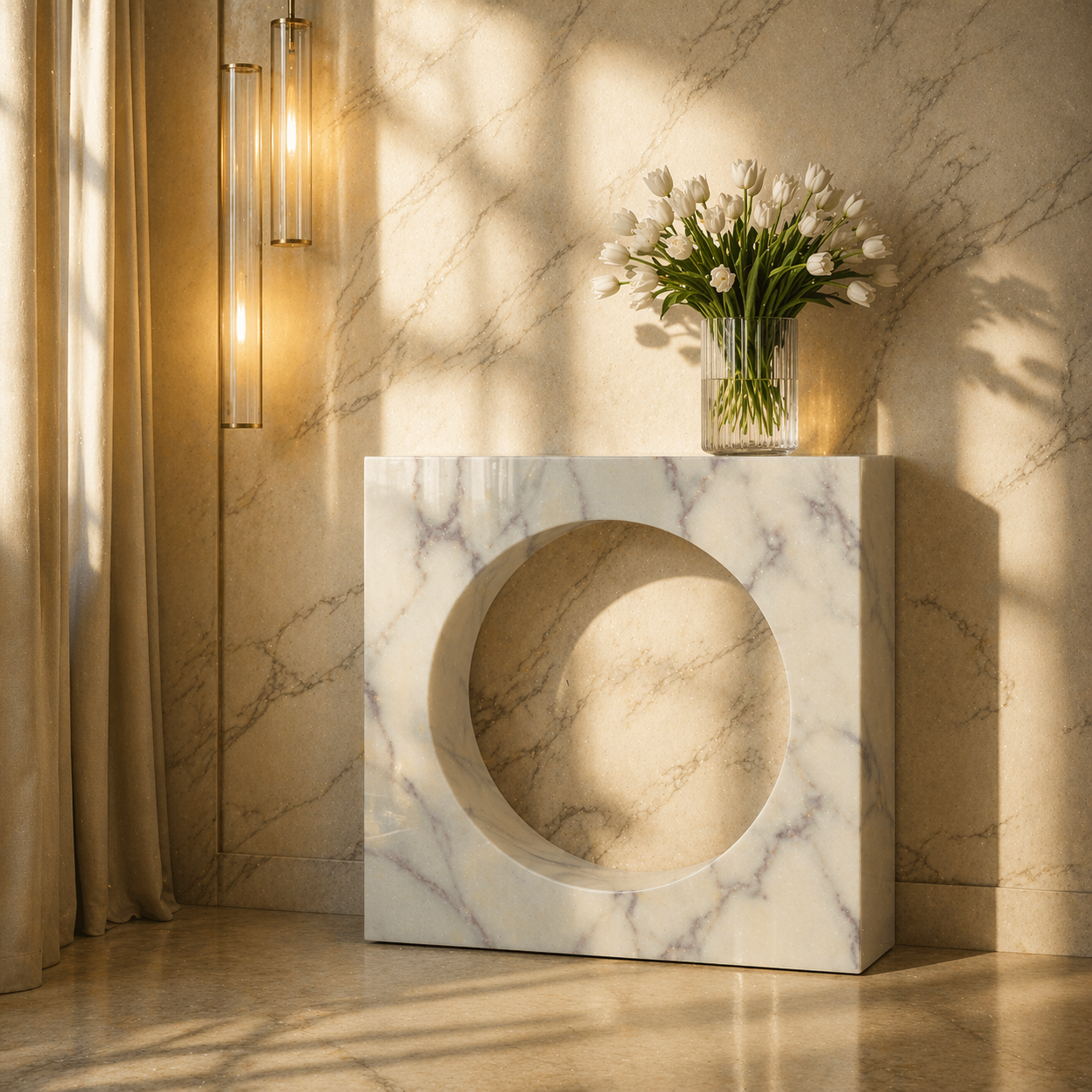 Aurelia Ring Stone Console