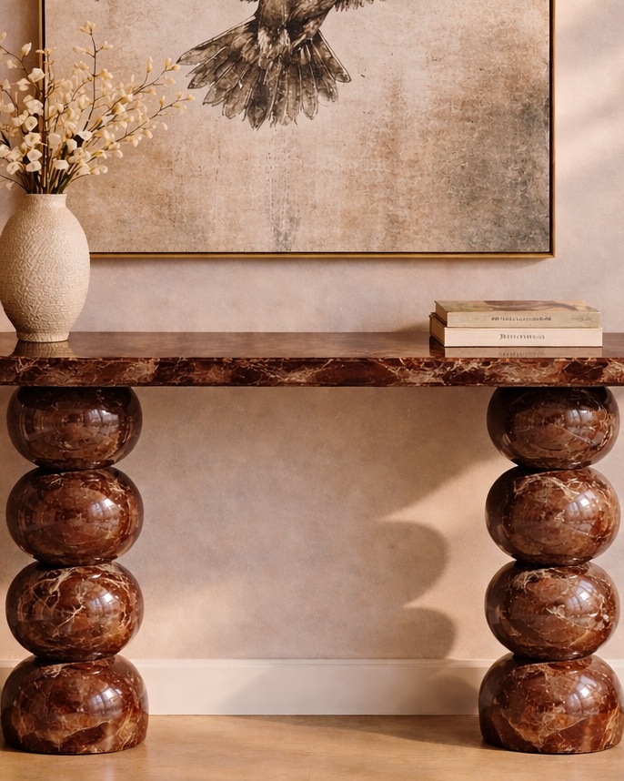 Celestia Sphere Console Table - View 2