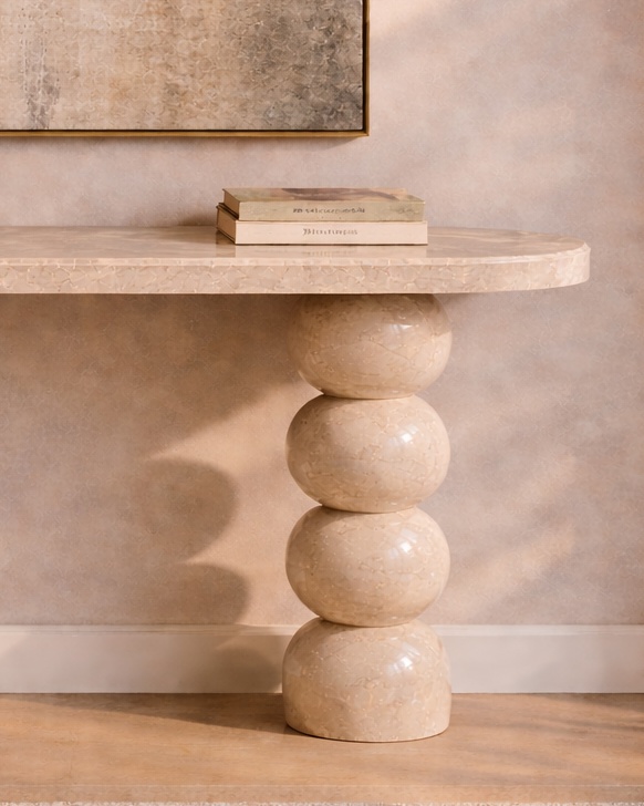Celestia Sphere Console Table - View 3