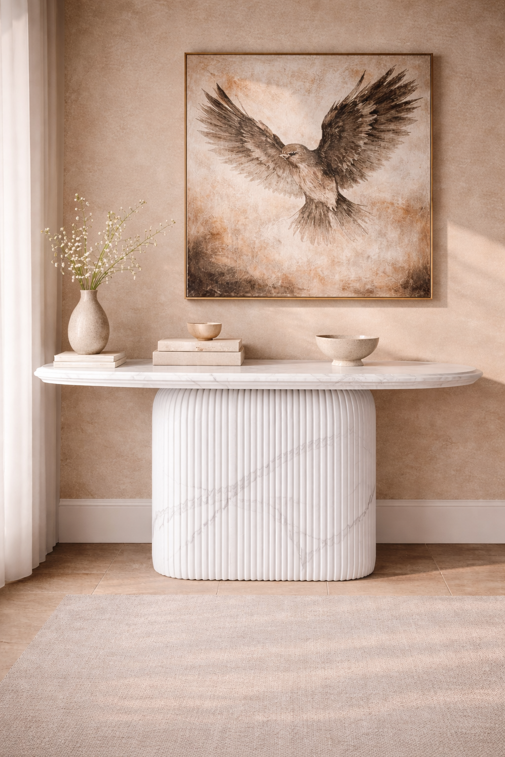 Ebon Crest Console Table