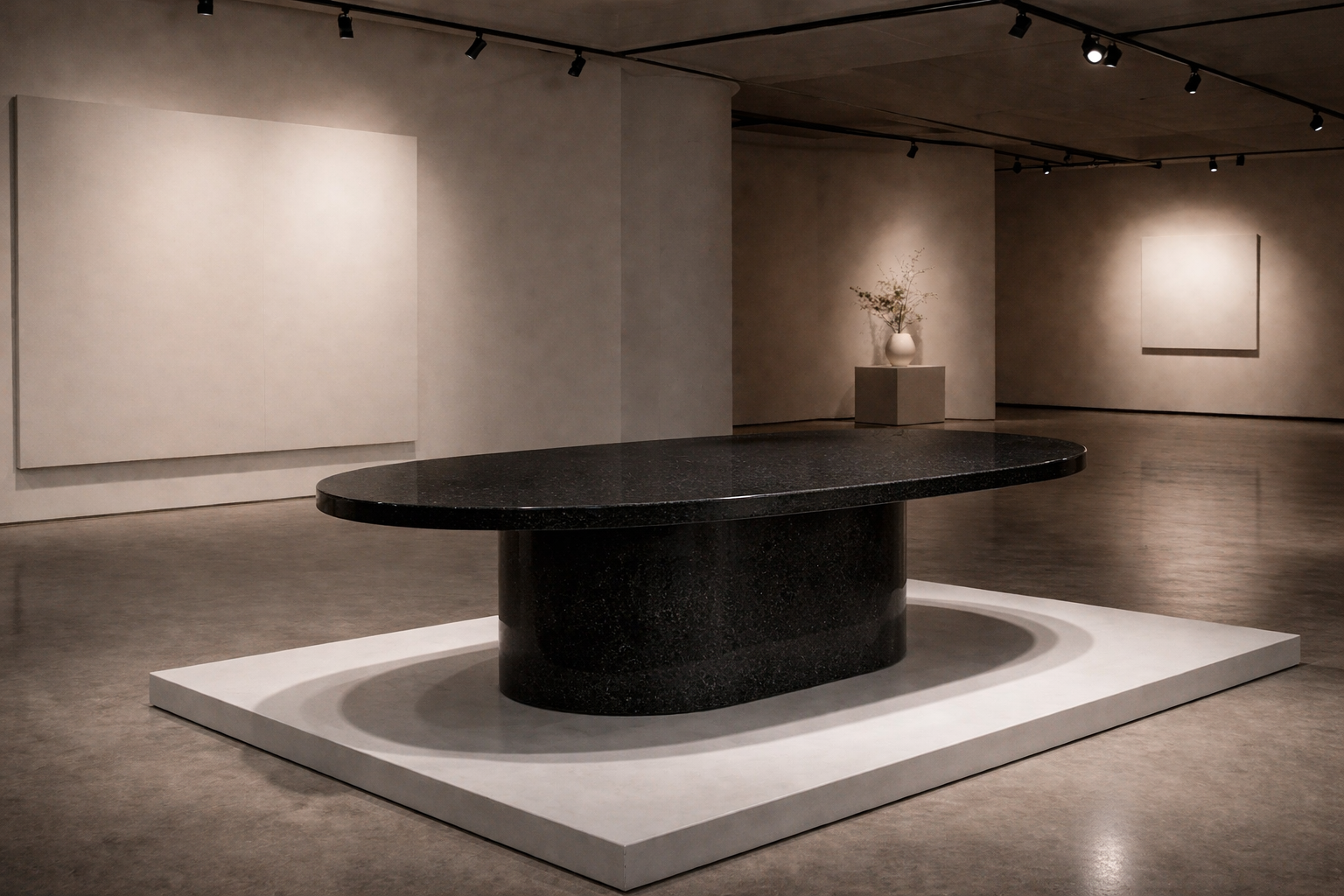 Ellipse Core Stone Table