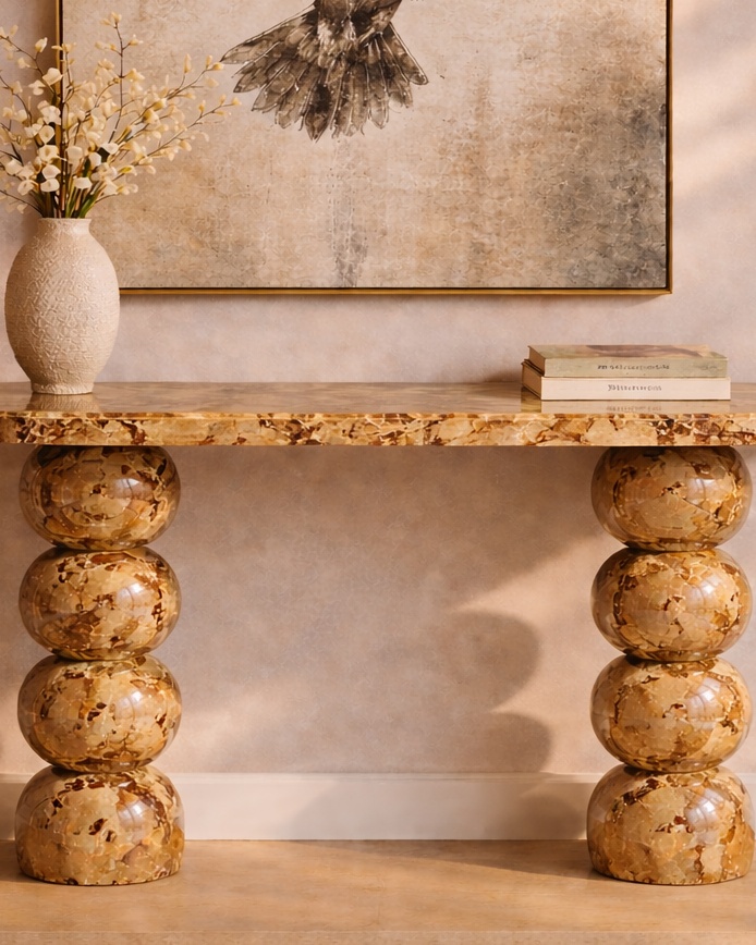 Celestia Sphere Console Table - View 2