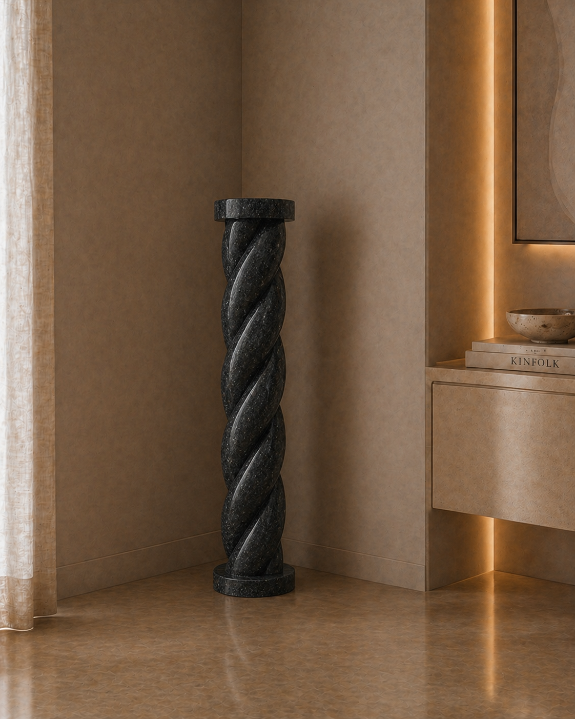 Helixa Stone Plinth - View 1