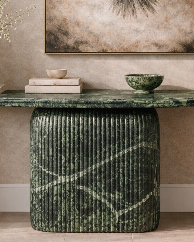 Ebon Crest Console Table - View 2
