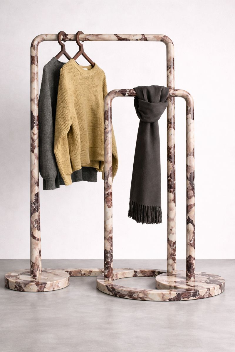 Dual Door Living Closet - Calacatta viola