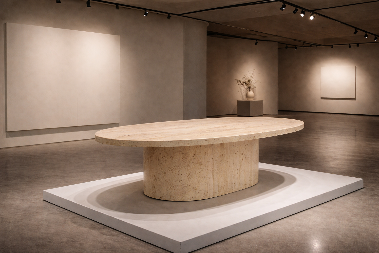 Ellipse Core Stone Table