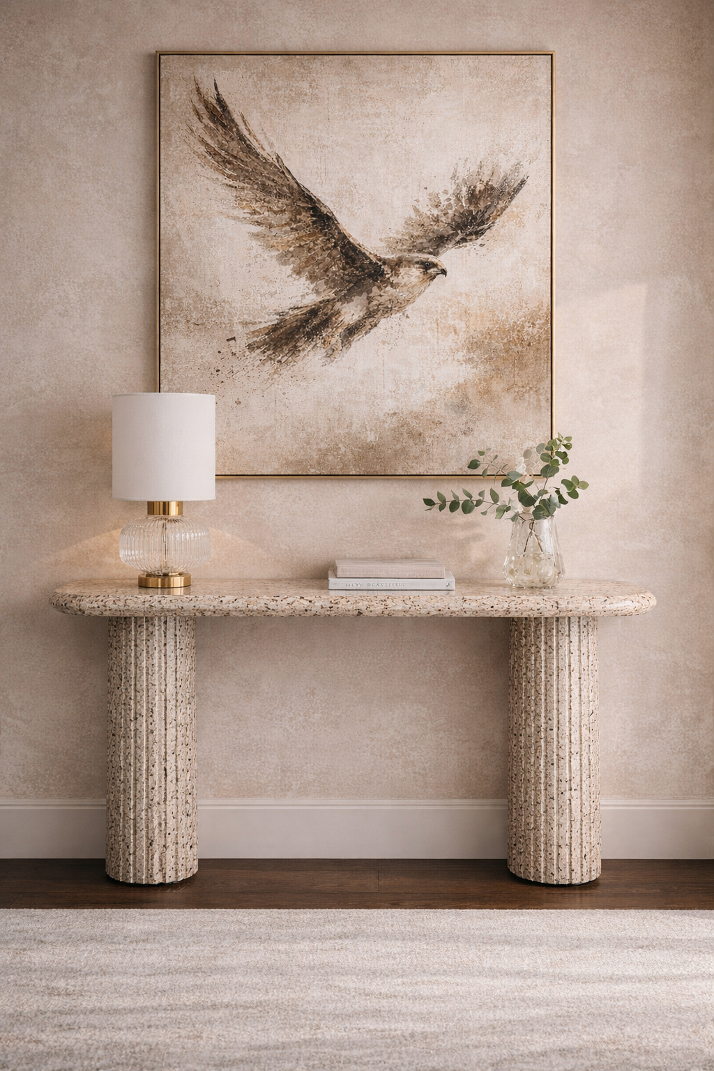 Vertico Fluted Console Table