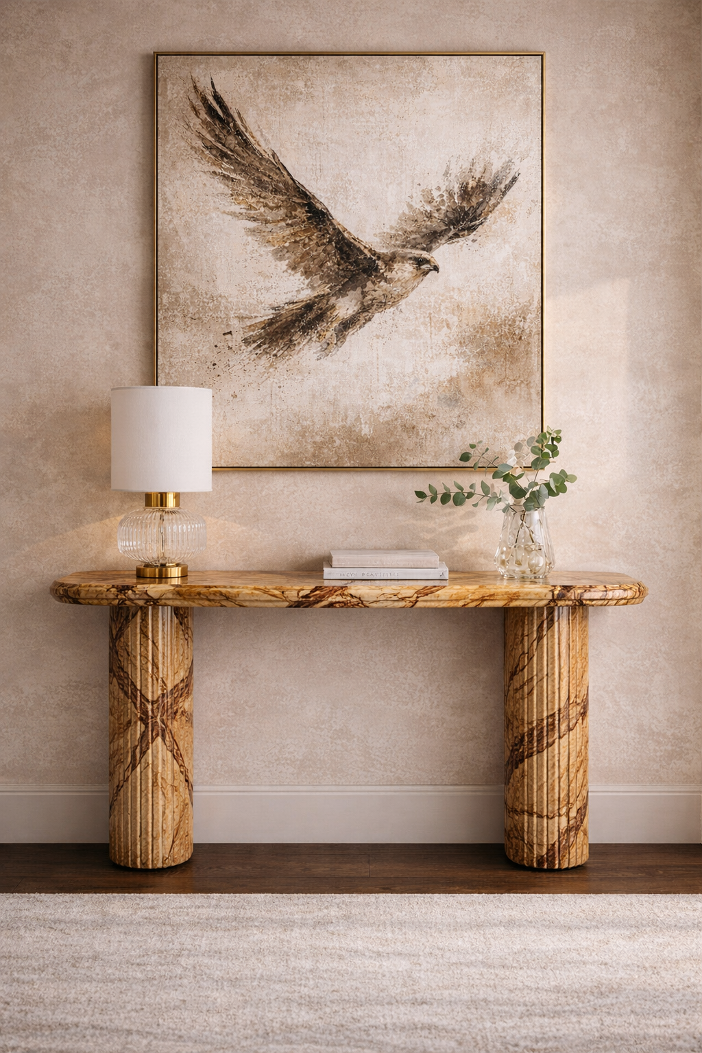 Vertico Fluted Console Table