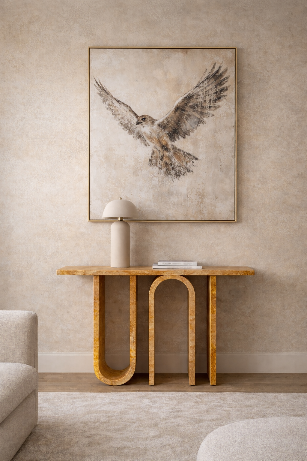 Symmetry Arc Console Table