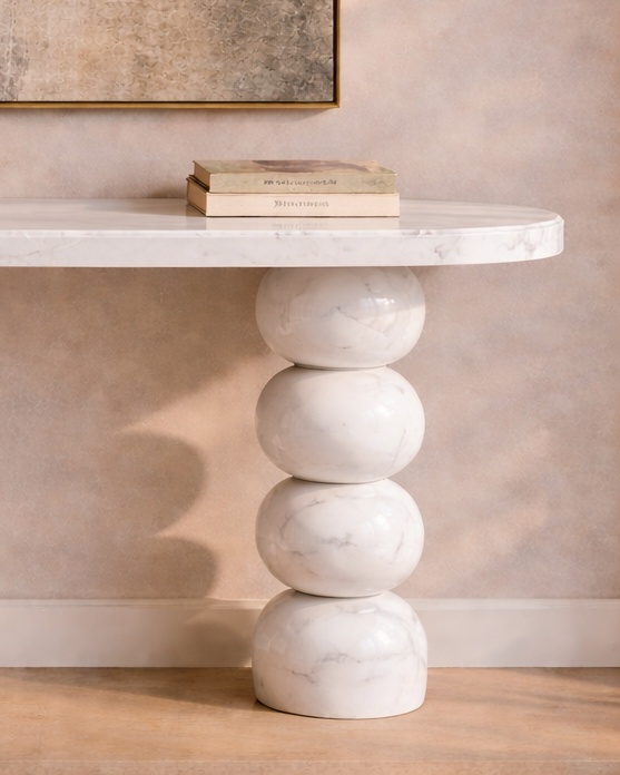 Celestia Sphere Console Table - View 3