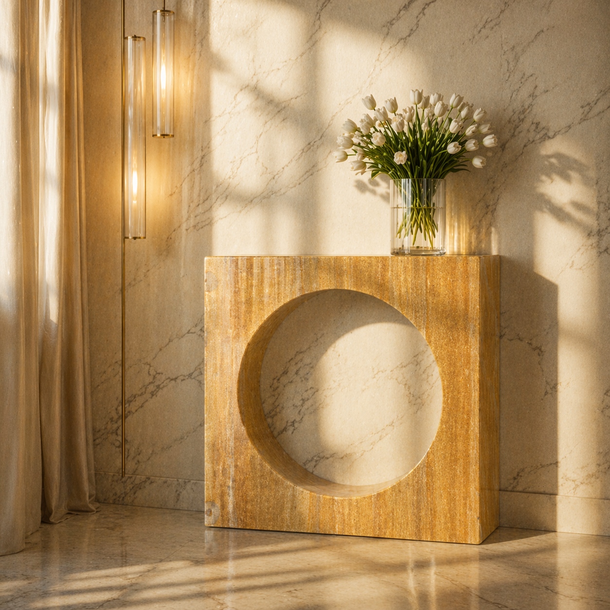 Aurelia Ring Stone Console