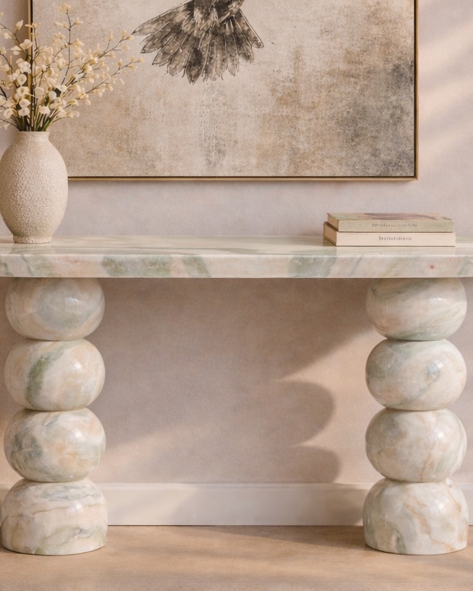 Celestia Sphere Console Table - View 2