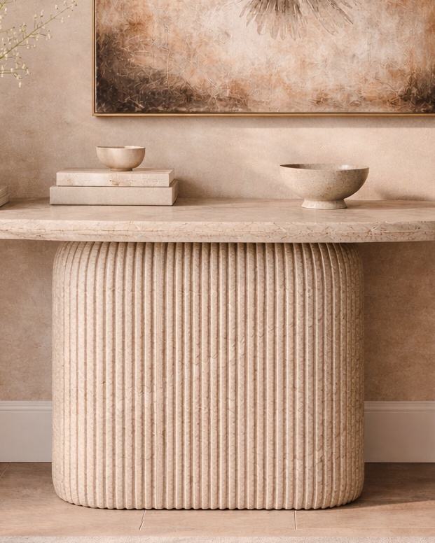 Ebon Crest Console Table - View 2